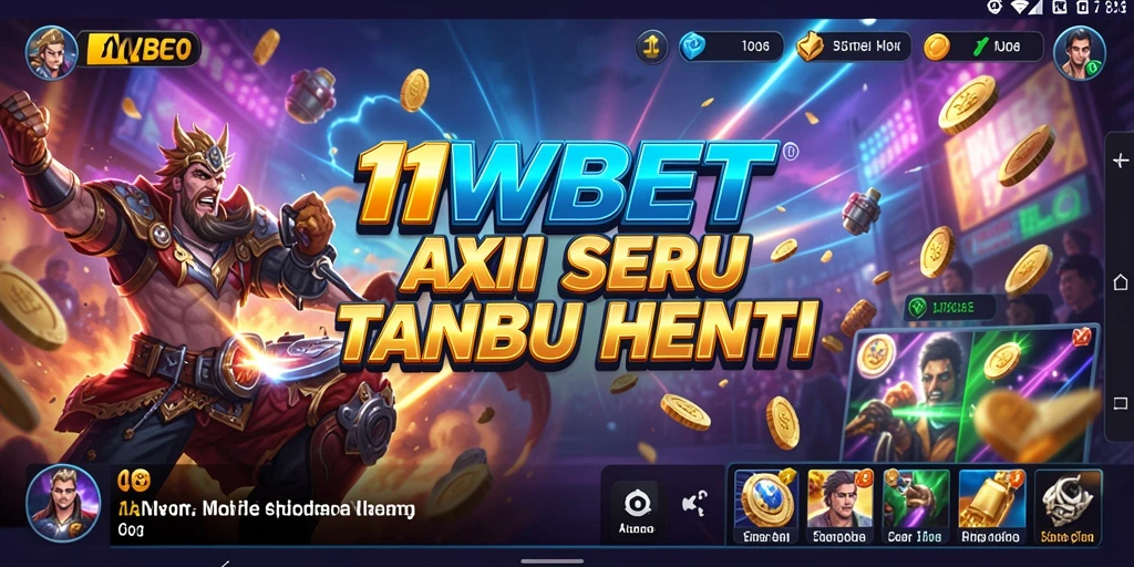 Screeshot gameplay 11WBET menunjukkan aksi seru dalam pertempuran.