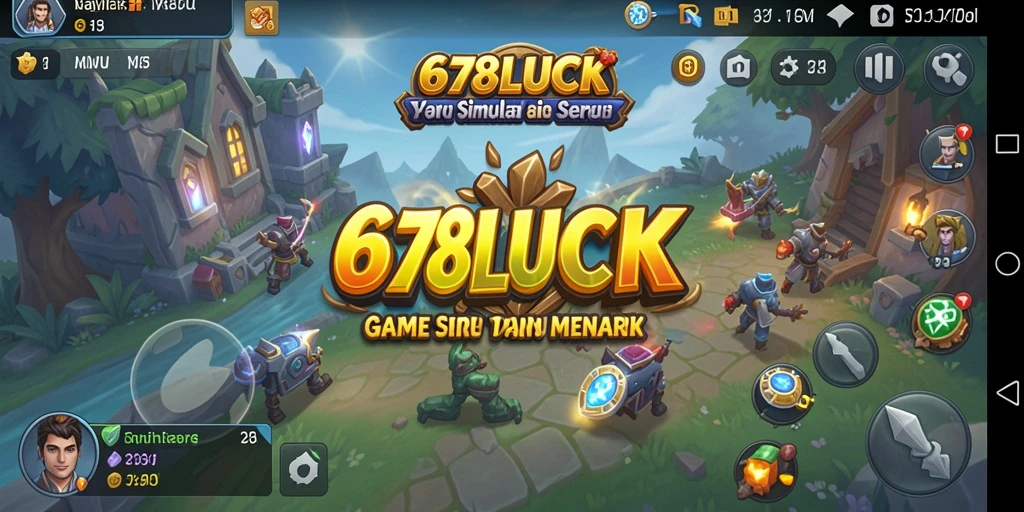 Screenshot 678LUCK menampilkan aksi gameplay simulasi yang mendebarkan.