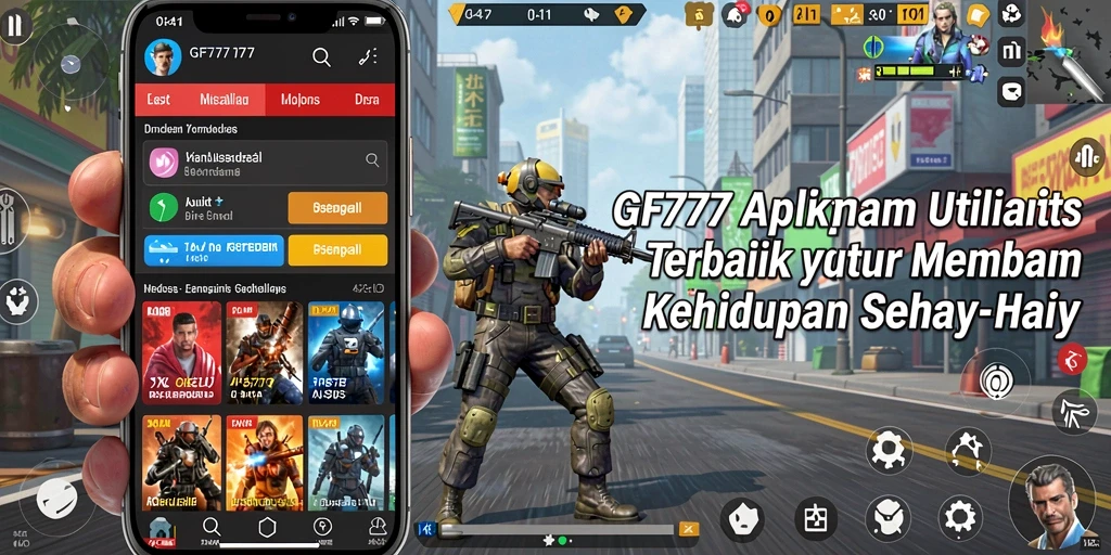 Tampilan antarmuka GF777 yang intuitif untuk penggunaan sehari-hari.