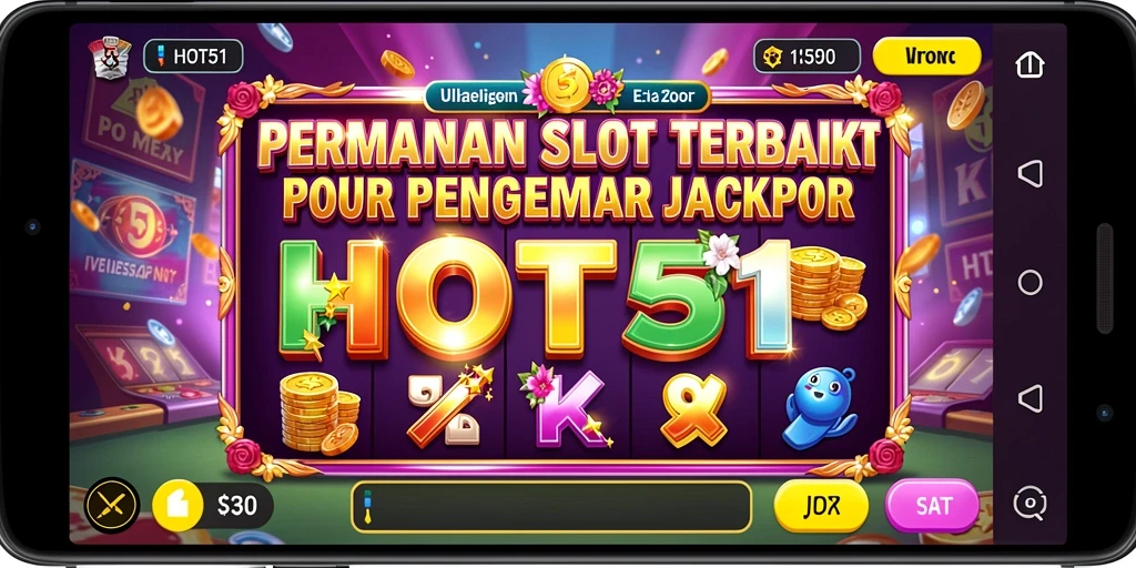 Tampilan menarik saat bermain slot di HOT51.