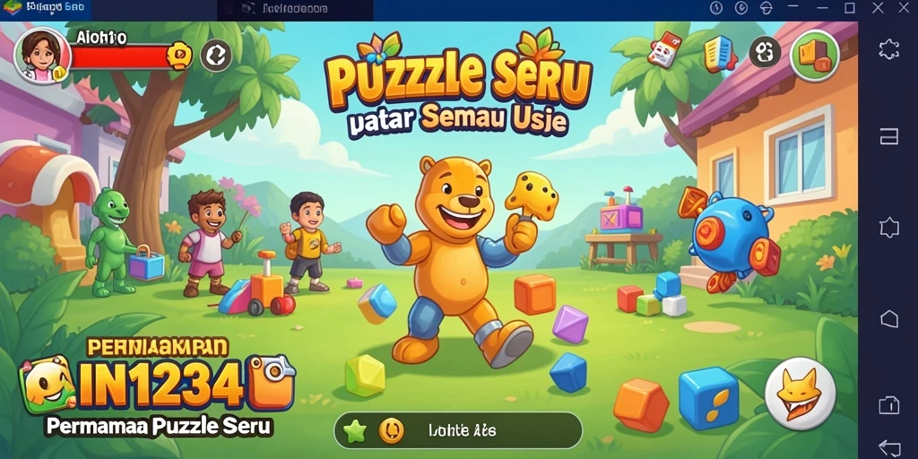 Tampilan gameplay IN1234 yang menarik dan penuh tantangan.