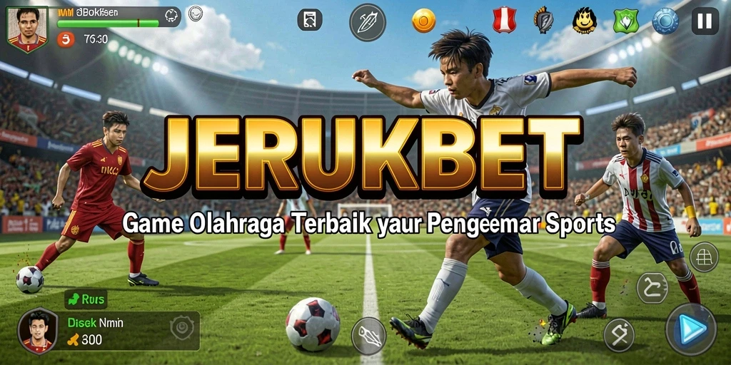 Tangkapan layar utama JERUKBET menunjukkan permainan olahraga yang menarik.