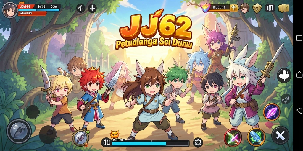 Gameplay seru dan karakter anime ikonik di JJ62.