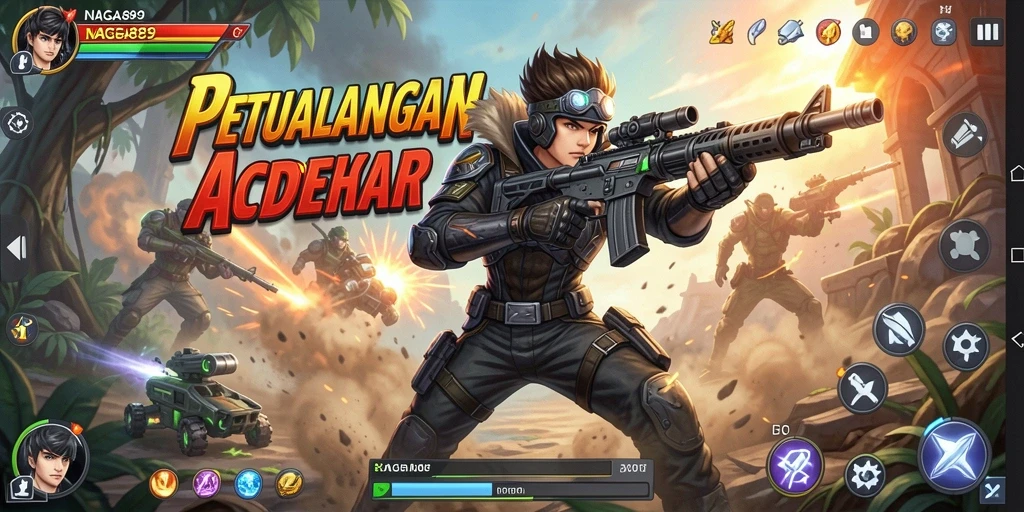 Tangkapan layar NAGA889 menampilkan aksi mendebarkan dalam pertempuran epik.