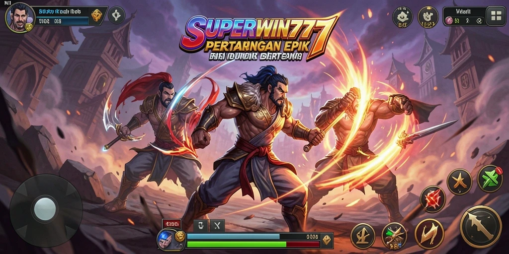 Tangkapan layar <strong>SUPERWIN777</strong> menunjukkan aksi pertarungan yang mendebarkan.