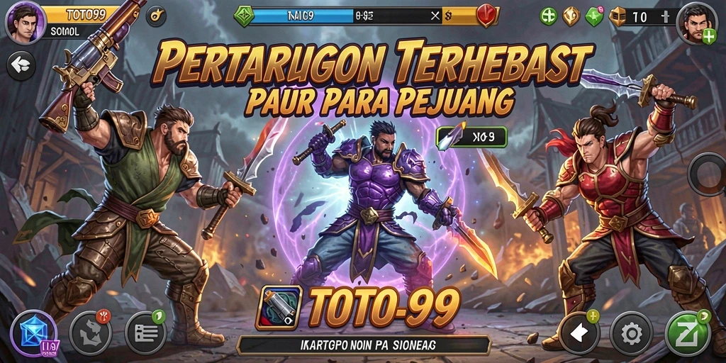 Gambaran gameplay pertarungan pada TOTO99 yang seru dan mendebarkan.