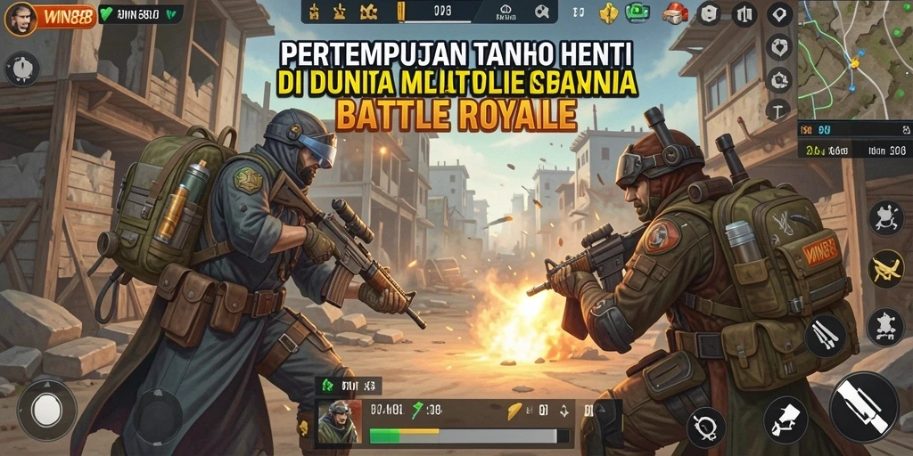 Tangkapan layar menunjukkan aksi pertempuran seru di WIN88.