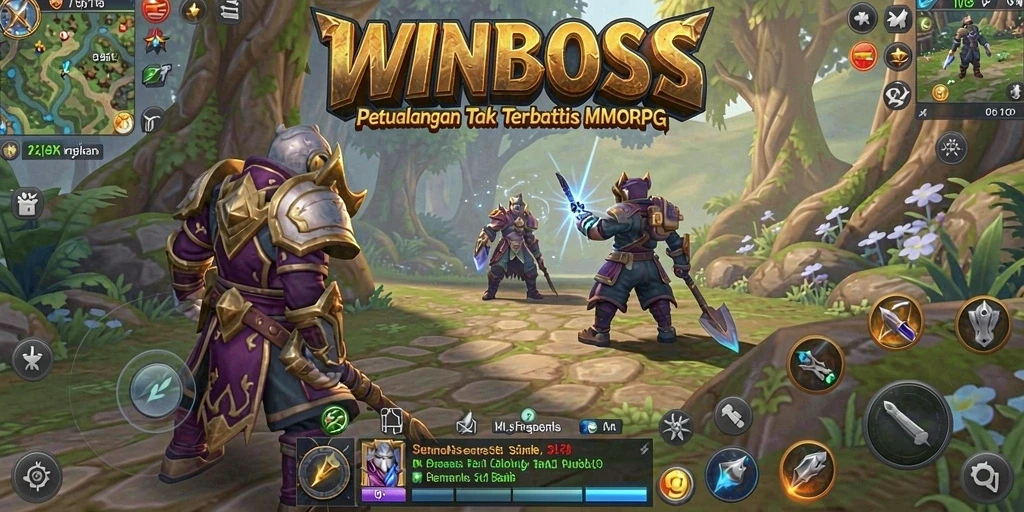 Tampilan gameplay epik dalam dunia WINBOSS