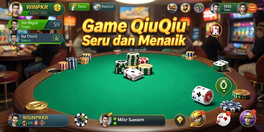 Screenshot gameplay QiuQiu yang seru di WINPKR.